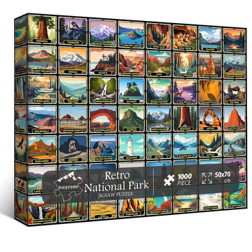 Retro National Park Puzzle 1000 pièces